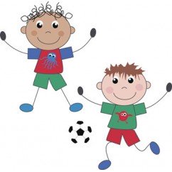 Ni&ntilde;os y f&uacute;tbol